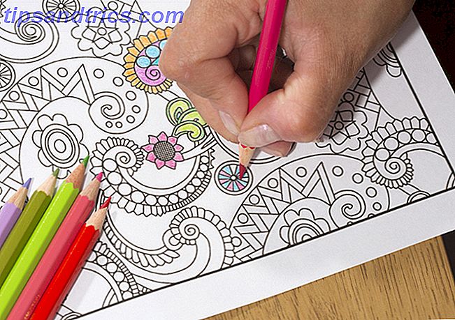 Libro de colorear para adultos con lápiz