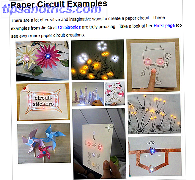 idées de projets d'artisanat simple conduit des circuits de papier
