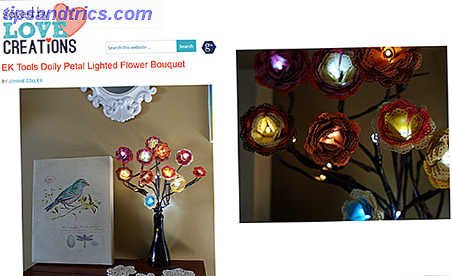 einfaches geführtes Handwerksprojektideenblumenblatt beleuchteter Blumenblumenstrauß