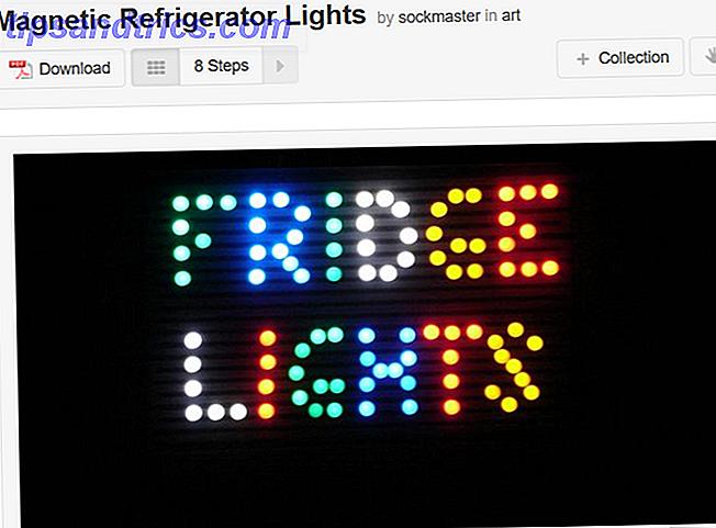einfache LED-Handwerk Projektideen magnetische Kühlschrank Lichter