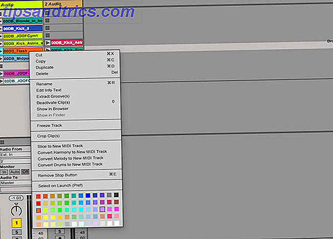 Ableton Live: Den ultimative Begynder's Guide Ableton Clip Color