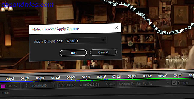 Cómo Motion Track Text en Adobe After Effects aplica dimensiones
