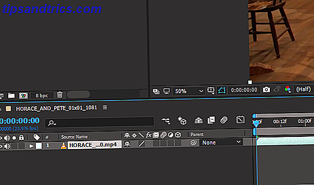 Cómo mover el texto de la pista en la línea de tiempo de la muestra de Adobe After Effects