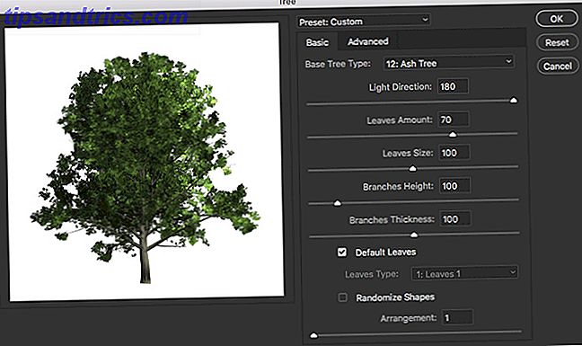 Filtro de árbol de Photoshop