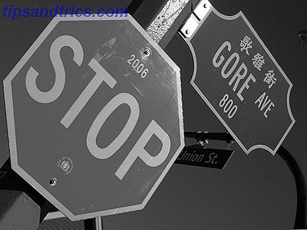 Panneau d'arrêt Gore Ave Photo neutralisée