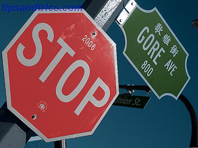 Stopp Sign Gore Ave Detaljer Fylt bilde