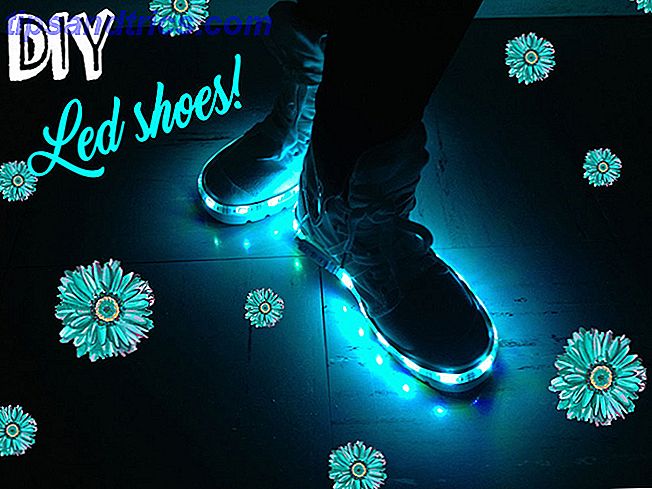 diy led chaussures