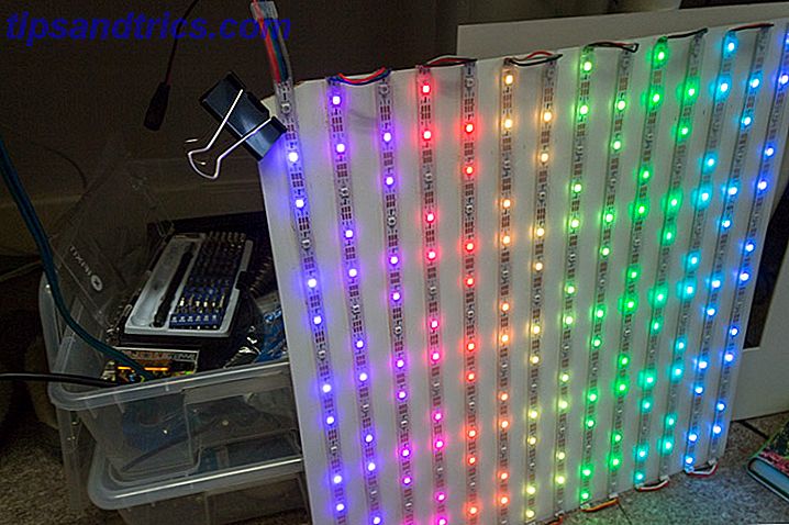 Weekendprojekt: Bygg en gigantisk LED Pixel Display LED display streng test