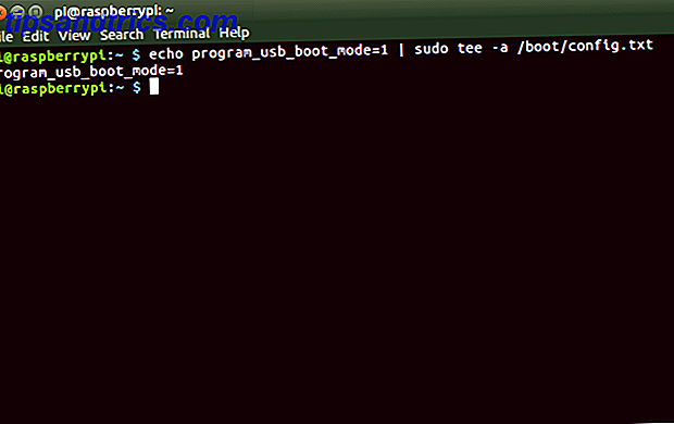Démarrage de Terminal Linux Raspberry Pi 3 avec USB