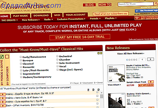 8 websteder til at hjælpe dig med at opdage nye musikgenrer klassiske arkiver