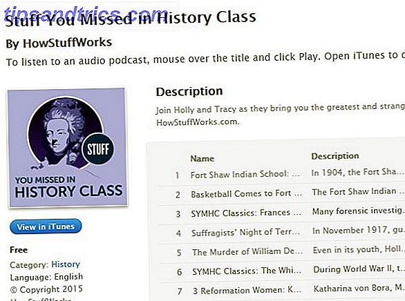 familievenlige podcasts ting du savnede i historie klasse