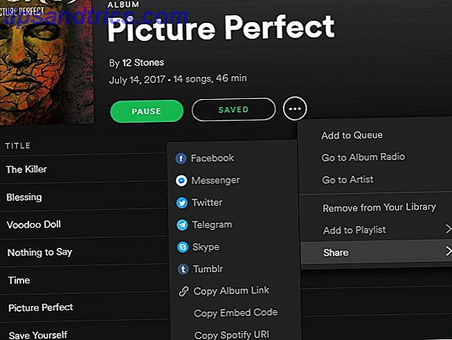 Spotify Music Streaming: Der inoffizielle Leitfaden 19 Spotify Share Desktop