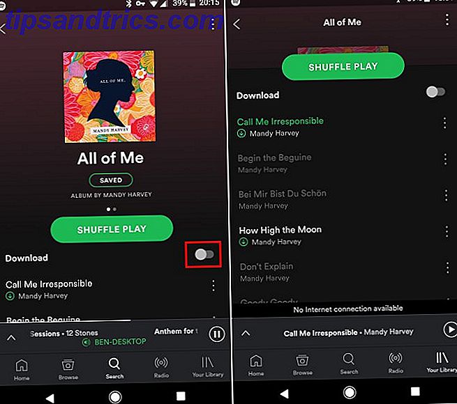 Spotify Music Streaming: Den uofficielle vejledning 22 Spotify Mobile Save offline