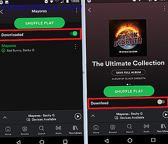 Sådan downloades Spotify sange til afspilning offline spotify download