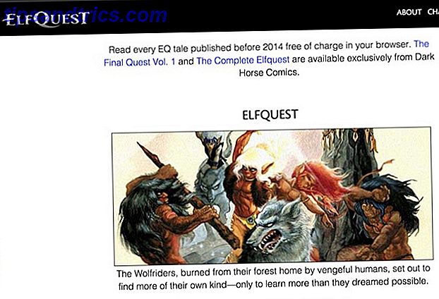 Gratis tegneserier på Elfquest