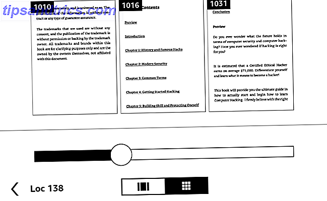 Sådan opstilles og bruges din Kindle Paperwhite 21 Paperwhite Page Slider