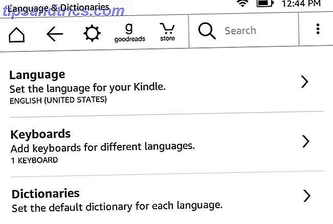 Slik setter du opp og bruker din Kindle Paperwhite 29 Paperwhite Language Options