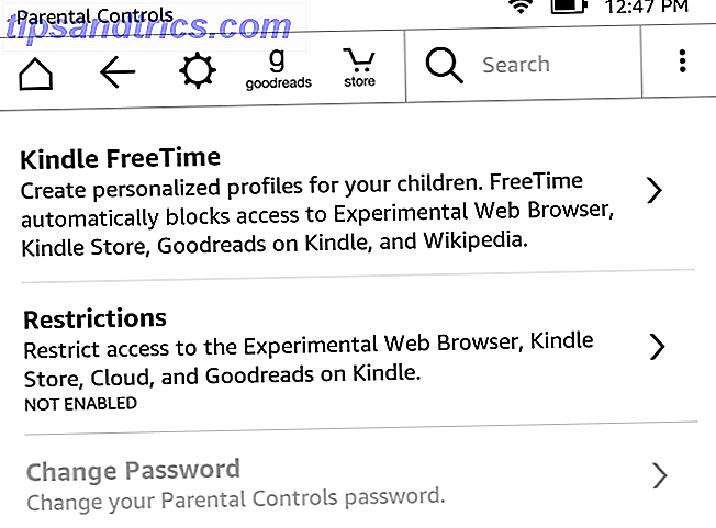 Sådan opstilles og bruges din Kindle Paperwhite 30 Paperwhite Forældrekontrol