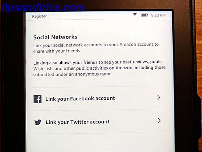 Sådan opsættes og bruges din Kindle Paperwhite 06 Paperwhite Opret forbindelse til sociale netværk