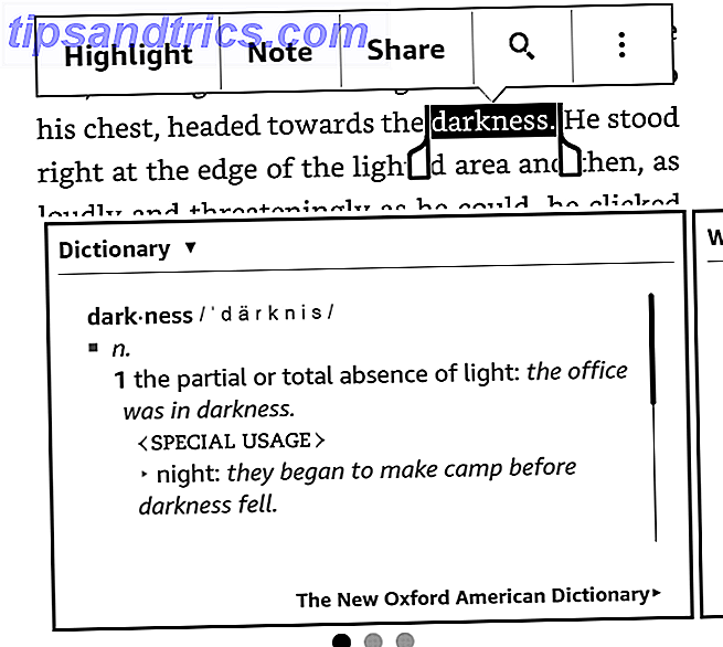 Sådan opsættes og bruges din Kindle Paperwhite 18 Paperwhite Dictionary