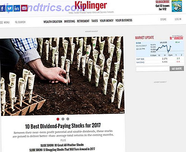 10 finanzielle Websites, die Ihnen helfen, auf dem Markt Kiplinger bleiben