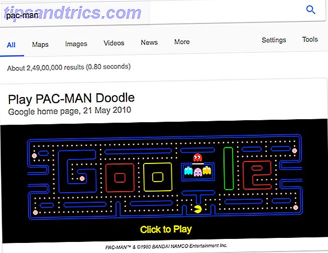 7 jeux rapides, vous pouvez jouer sur Google Search google jeux doodle pac man