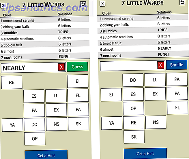 17 schnelle, lustige und kostenlose Handyspiele für eine schnelle Lösung 7LittleWords iPhone
