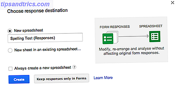 Come utilizzare i moduli di Google per creare il proprio quiz autoformato Quiz Response Destination di Google Forms