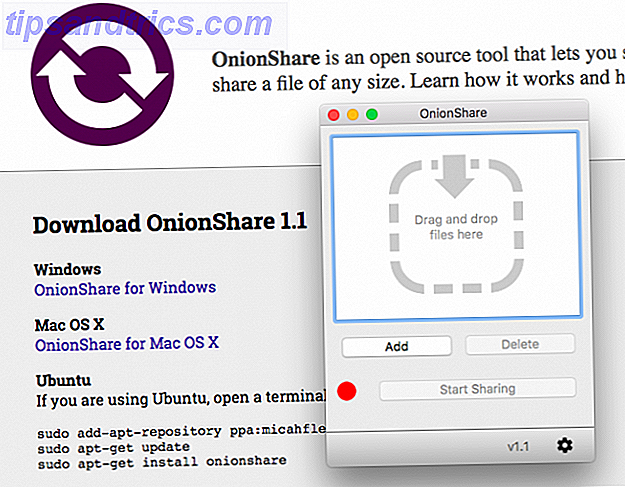 Personvernapplikasjoner sikrer datasikker sikker onionshare