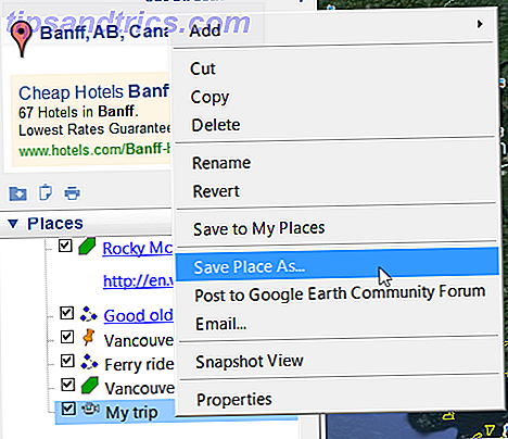 Sådan opretter du din egen virtuelle tur på Google Earth med en KML-fil google earth 10