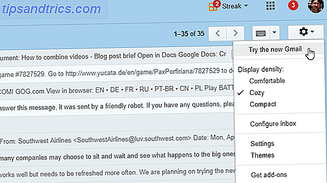 Prøv den nye Gmail-knap