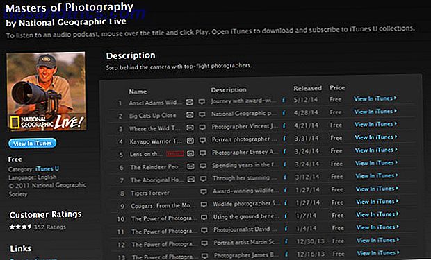 Learning Photography - iTunes