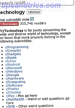 sub reddit directory