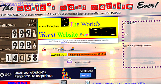 el peor sitio web del mundo