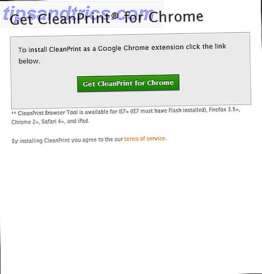 Dicas e ferramentas para ajudar na impressão de páginas da Web CleanPrint no bookmarklet