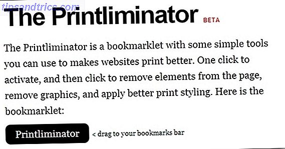 Suggerimenti e strumenti principali per la stampa di pagine Web Pagina web PrintLiminator1