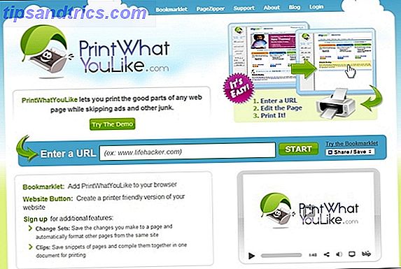 Top Tipps und Tools zum Drucken von Webseiten PrintWhatYouLike Homepage