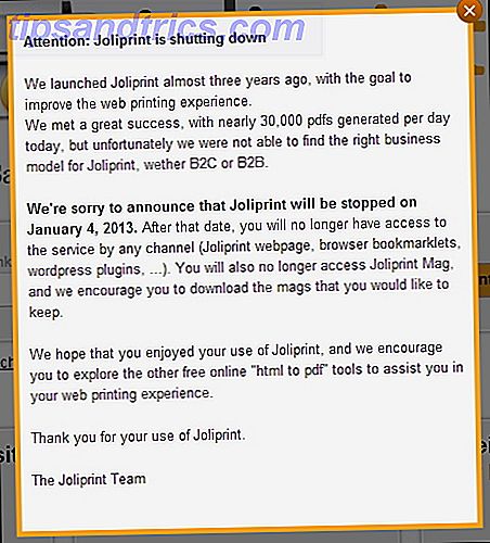 Los mejores consejos y herramientas para ayudar con la impresión de páginas web Joliprint shutting down