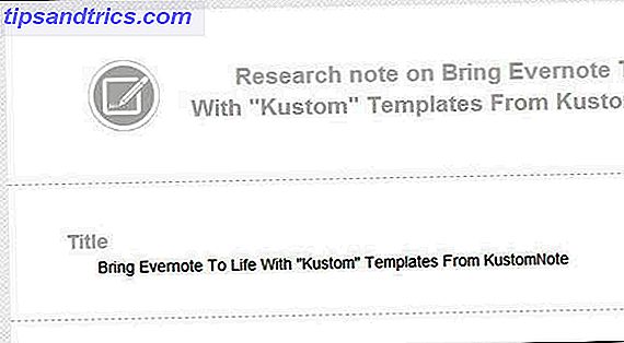 KustomNote: Oplev Evernote som aldrig før med brugerdefinerede skabeloner Ikonstempler i note