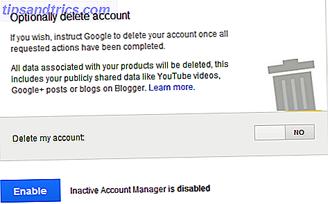 Google inaktiver Account Manager