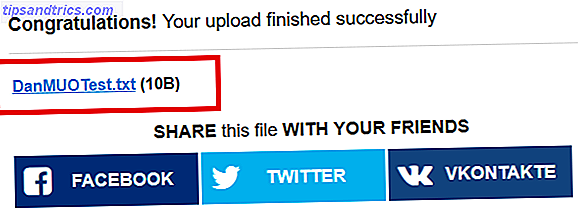 Sådan sender du store filer via e-mail ved hjælp af SendSpace sendspace upload