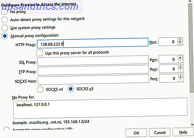 Wie man eine falsche IP-Adresse verwendet und sich selbst maskiert Online-IP-Adresse mit Proxy-Firefox verstecken
