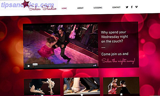 estúdio de dança latina modelo wix