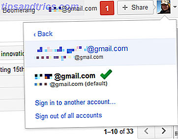 πολλούς λογαριασμούς Gmail