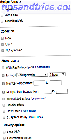 ebay erweiterte Suche
