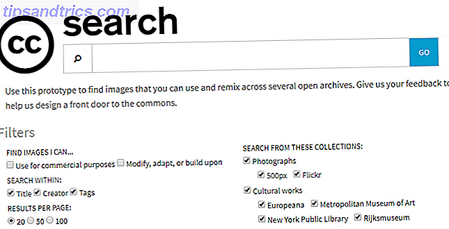 Creative Commons erweiterte Suche