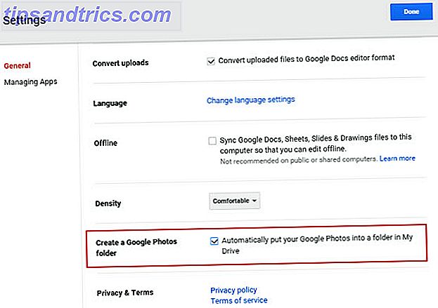 Aktivera Google Photos Folder