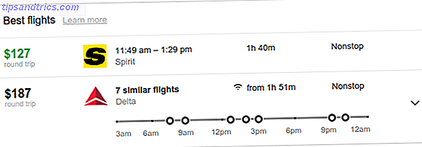 Si necesita datos de vuelo de la aerolínea en tiempo real, Google debería ser el primer lugar donde busque.