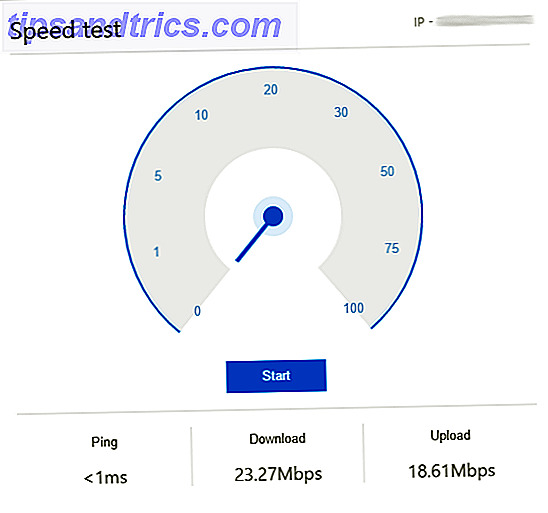Bing-Internet-Speed-Test-Ergebnisse