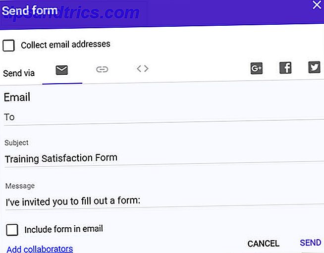Den beste veiledningen til Google Forms Du vil alltid finne GoogleFormsFormPage EmailForm